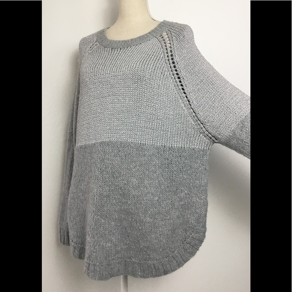 Michael Kors Pullover Sweater Metallic Grays - Picture 2 of 8